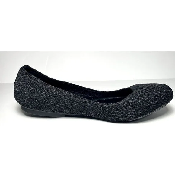 Alfani Womens Step 'N Flex Tamii Knit Flats Black Classic Round Toe Slip On 7.5 - Picture 5 of 6